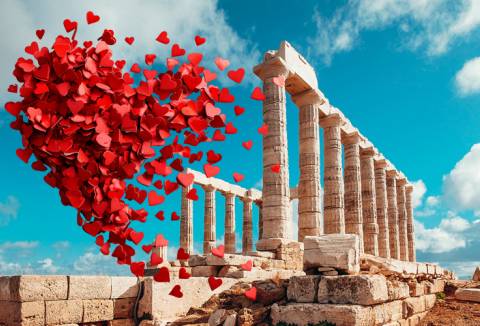 5+1 Romantic Destinations near Athens for Valentine's Day