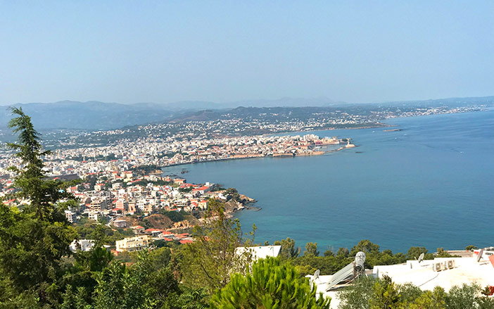 The view from the Tombs of Venizelos