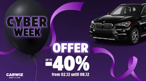 Cyber Week at Carwiz with up to -40%!