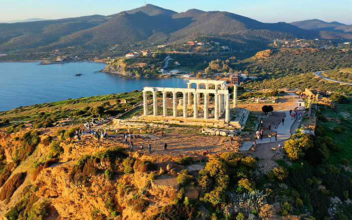 Romantic one-day trip to Sounion